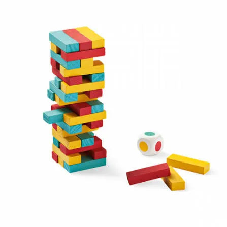 Wooden Jenga Tower Blocks Game