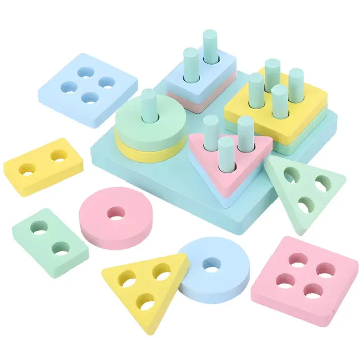 Montessori Geometric Shape Matching Toy