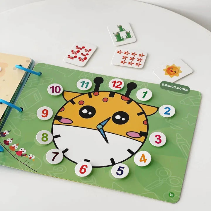 Large Montessori 3D Quiet Busy Book for Toddlers