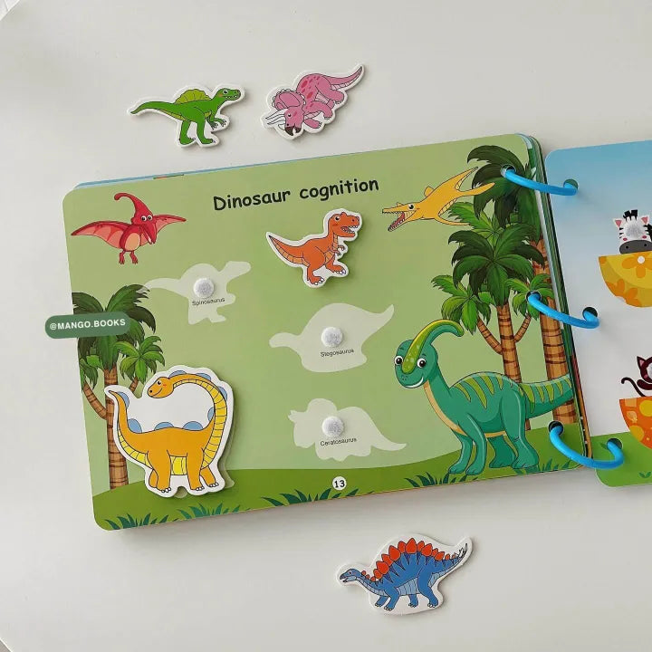 Large Montessori 3D Quiet Busy Book for Toddlers