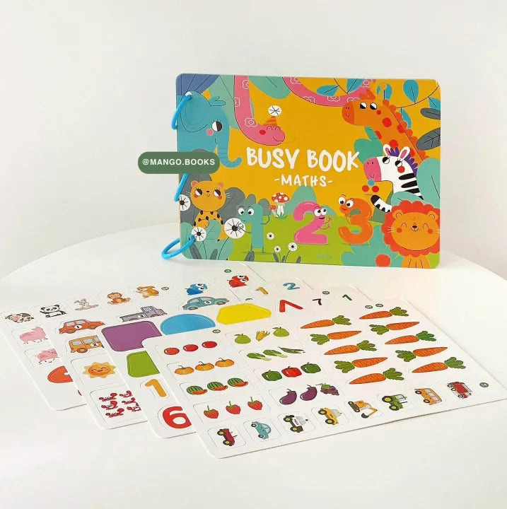 Large Montessori 3D Quiet Busy Book for Toddlers