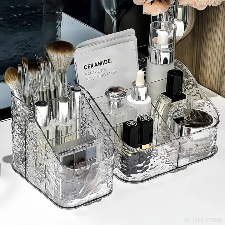 Premium Acrylic Makeup Organizer 4 Grid