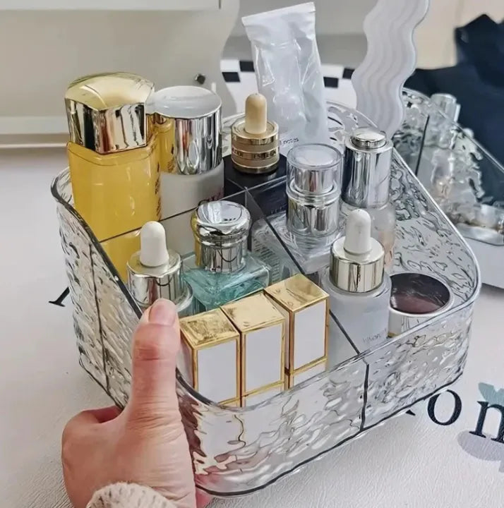Premium Acrylic Makeup Organizer 4 Grid