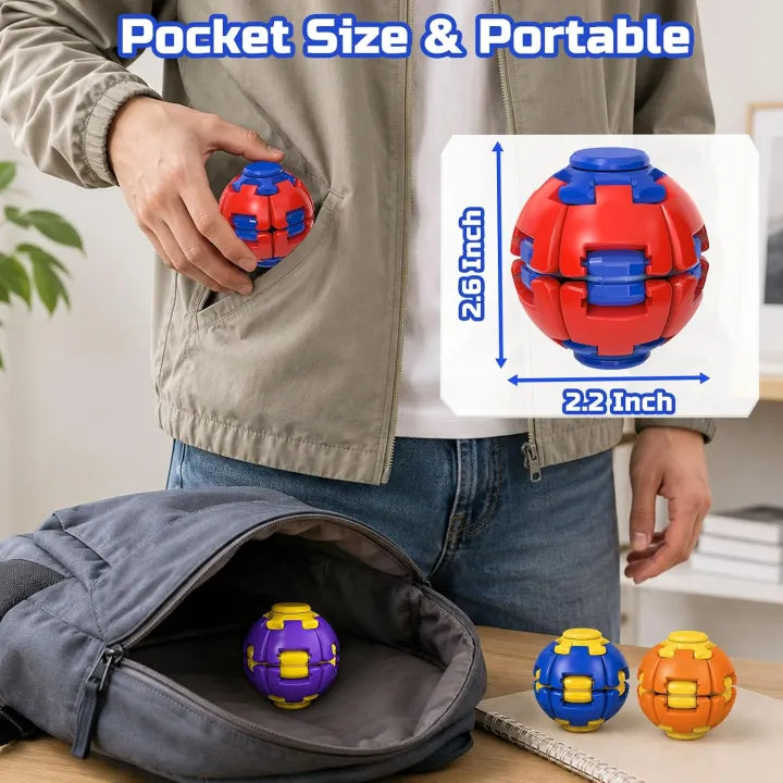 3D Gyro Spinner Fidget Toy - Press & Spin