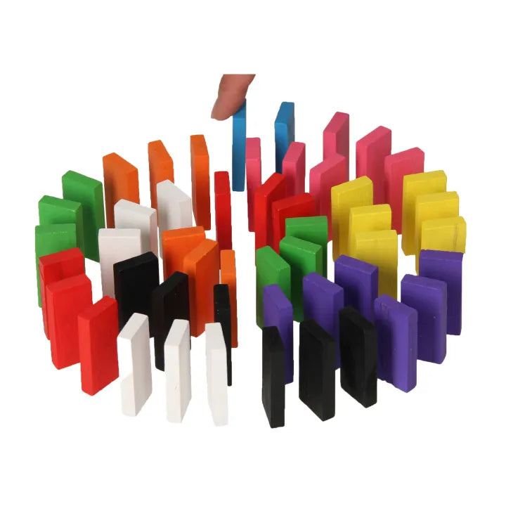 Wooden Domino 50 Pieces Set for Kids